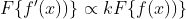 Fourier transform of a derivative