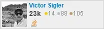 profile for Victor Sigler on Stack Exchange, a network of free, community-driven Q&A sites