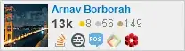 profile for Arnav Borborah on Stack Exchange, a network of free, community-driven Q&A sites