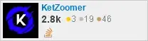 profile for KetZoomer on Stack Exchange, a network of free, community-driven Q&A sites