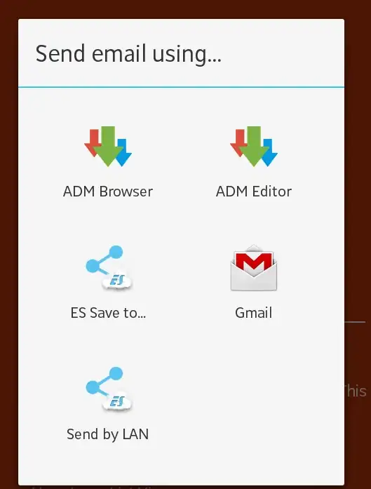 Intent app chooser