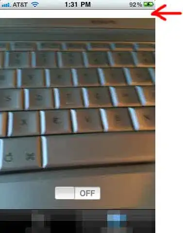 gap status bar