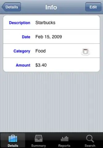 The barcode example