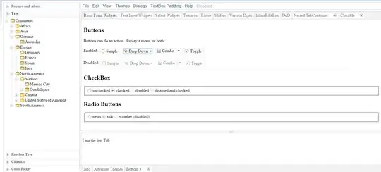 Screenshot of terminal