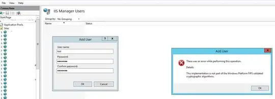 error message