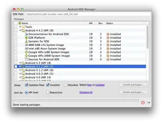 Screencap of error