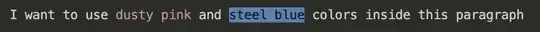 Examples of RGB color in terminal