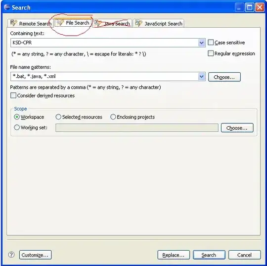 Variable list in my package
