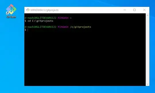 example of changing directory