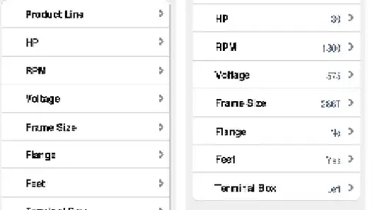 Table that I want