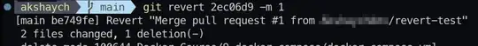 revert commit