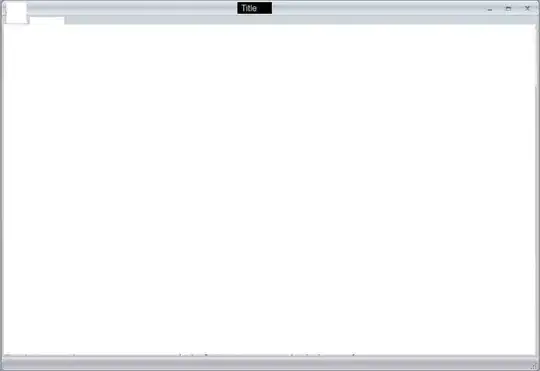 Screenshot of options window