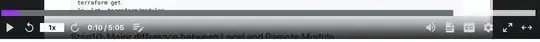 Video progress bar with grey buffered video content