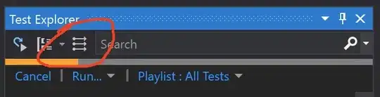 Screenshot with the button circled