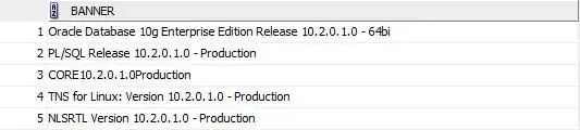 Screenshot of Code & output
