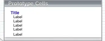 Screenshot of error message
