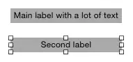 The white space around the section.