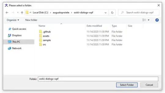 Query without backticks.