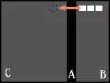 negative image (complement), ready to pour water into it
