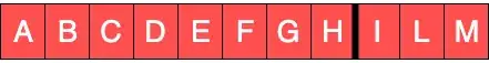 first array