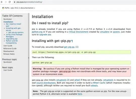 Pip website