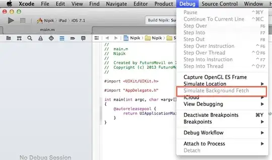 simulate bg fetch