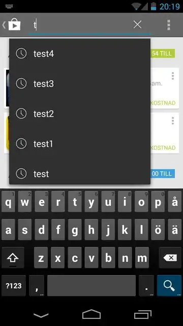 Google Play Store screnshot