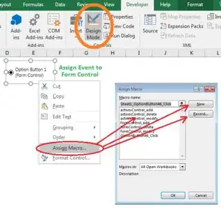 assign events
