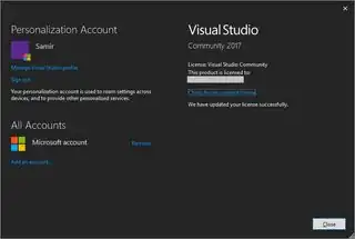 account settings